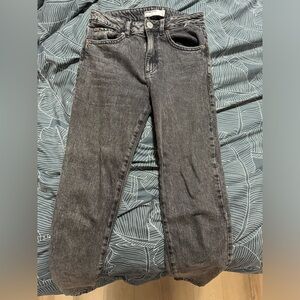 Jean mom garage noir 01